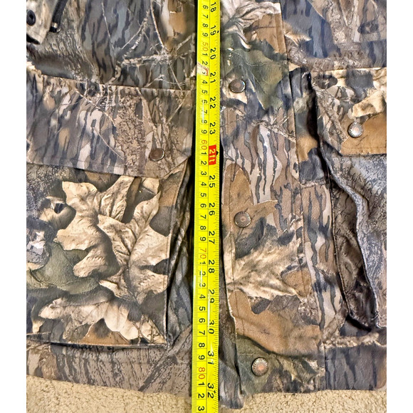 Bear Creek Outfitters Parka Mens Camo Mossy Oak Mens Double Lined Arms Medium - Picture 8 of 11